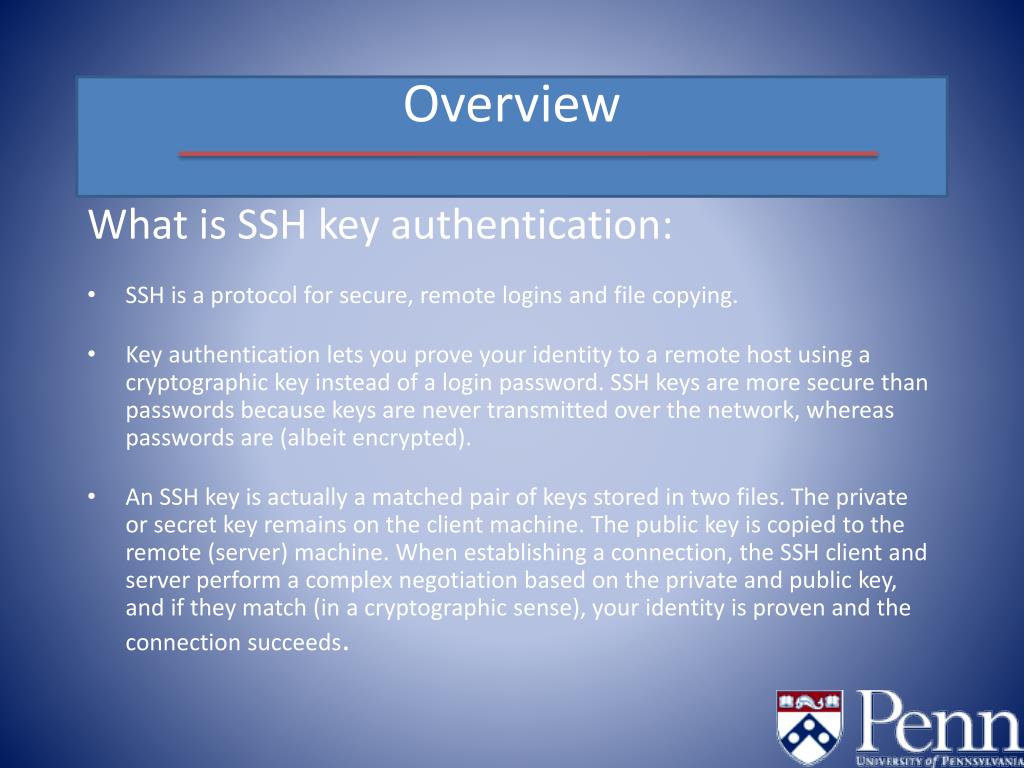 PPT SSH Key Authentication PowerPoint Presentation, free download ID2389412