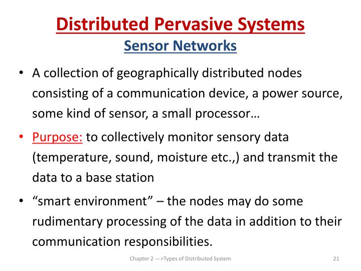 PPT CHAPTER 2 TYPES OF DISTRIBUTED SYSTEMS PowerPoint Presentation ID2389500