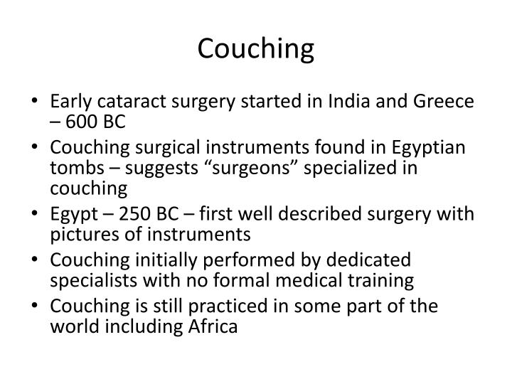 PPT A Brief History of Cataract Surgery PowerPoint Presentation ID