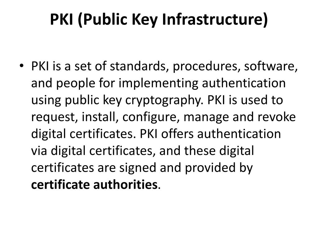 PPT PKI PowerPoint Presentation, free download ID2390486