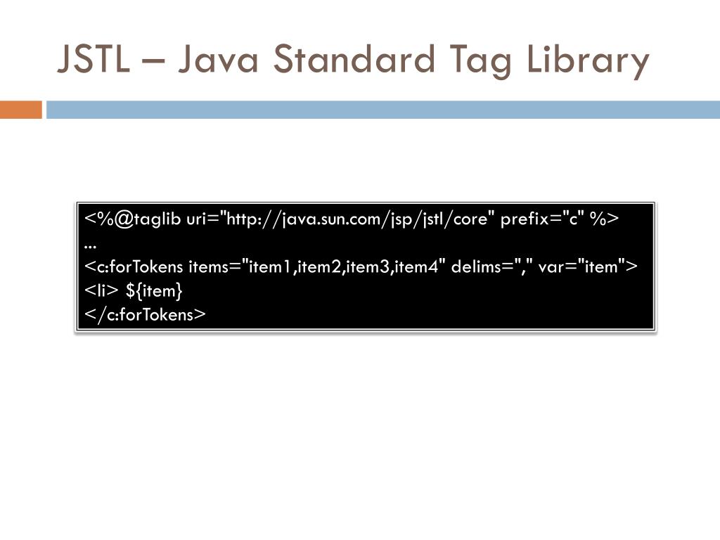 PPT JSTL PowerPoint Presentation, free download ID2391416