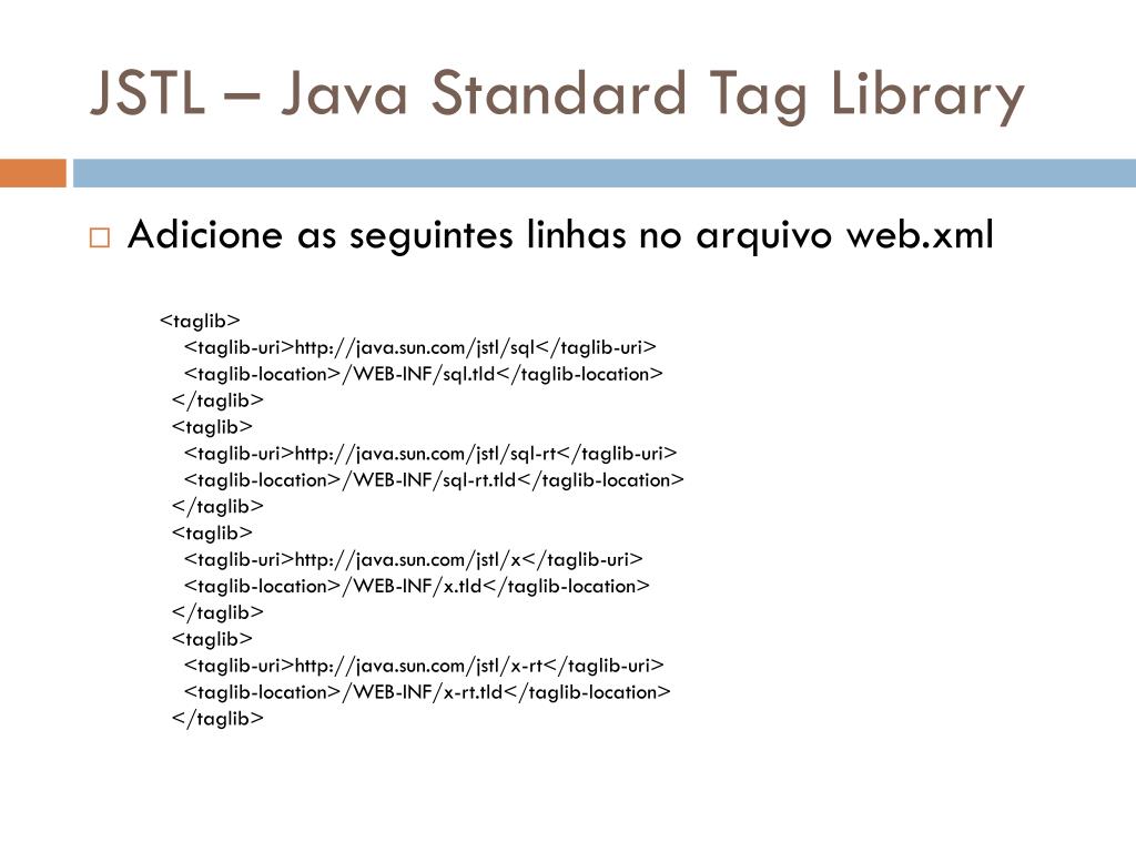 PPT JSTL PowerPoint Presentation, free download ID2391416