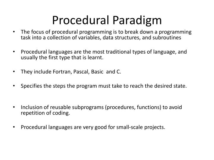 PPT Programming Paradigms and languages PowerPoint Presentation ID