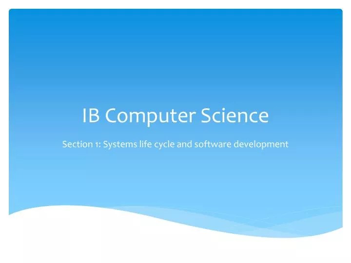 PPT IB Computer Science PowerPoint Presentation, free download ID