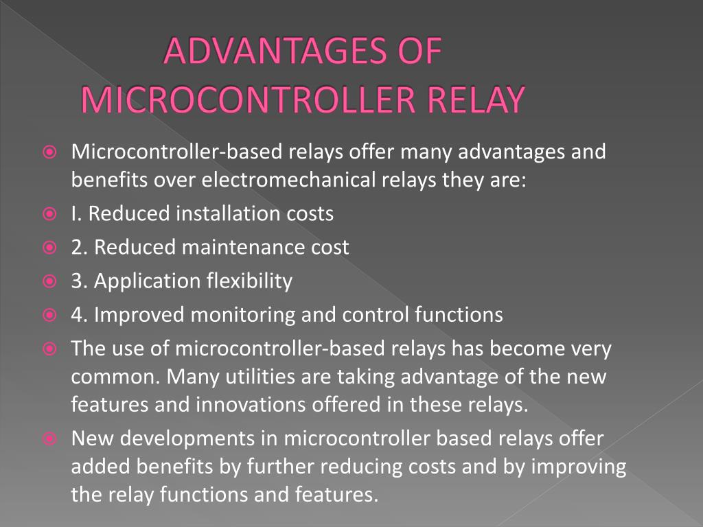 PPT MICROCONTROLLER BASED MULTIFUNCTION RELAY PowerPoint Presentation