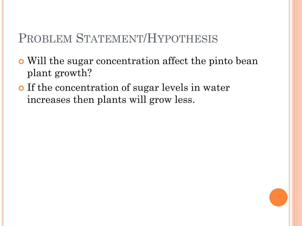 PPT The Effect of Sugar Concentration In Water On The Growth Of Plant