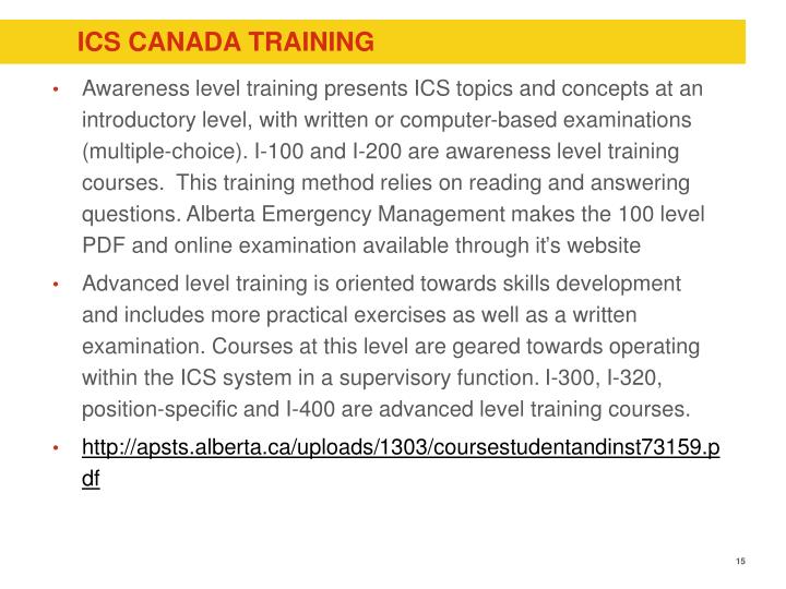 PPT Incident Command system (ICS) integration and Use AT Shell PowerPoint Presentation ID