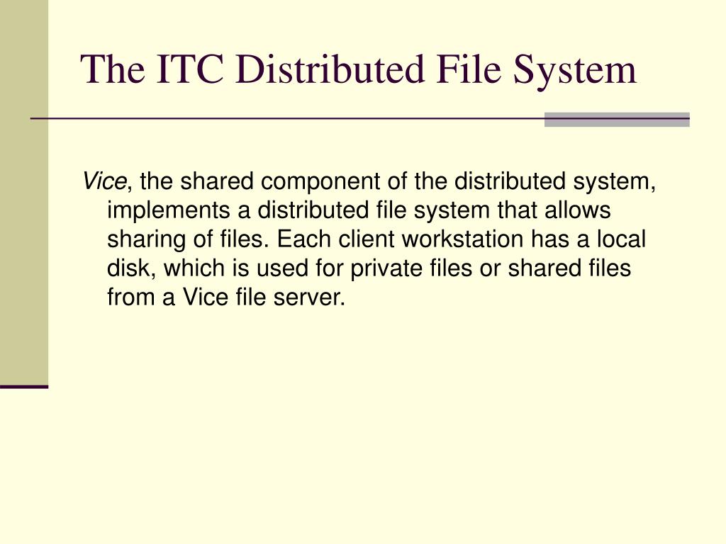 PPT Distributed File Systems PowerPoint Presentation, free download