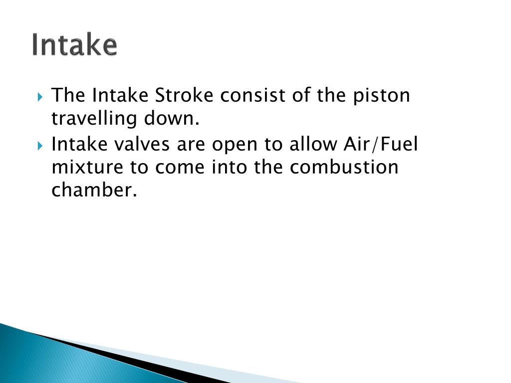 PPT 4 Stroke Engine cycle PowerPoint Presentation, free download ID