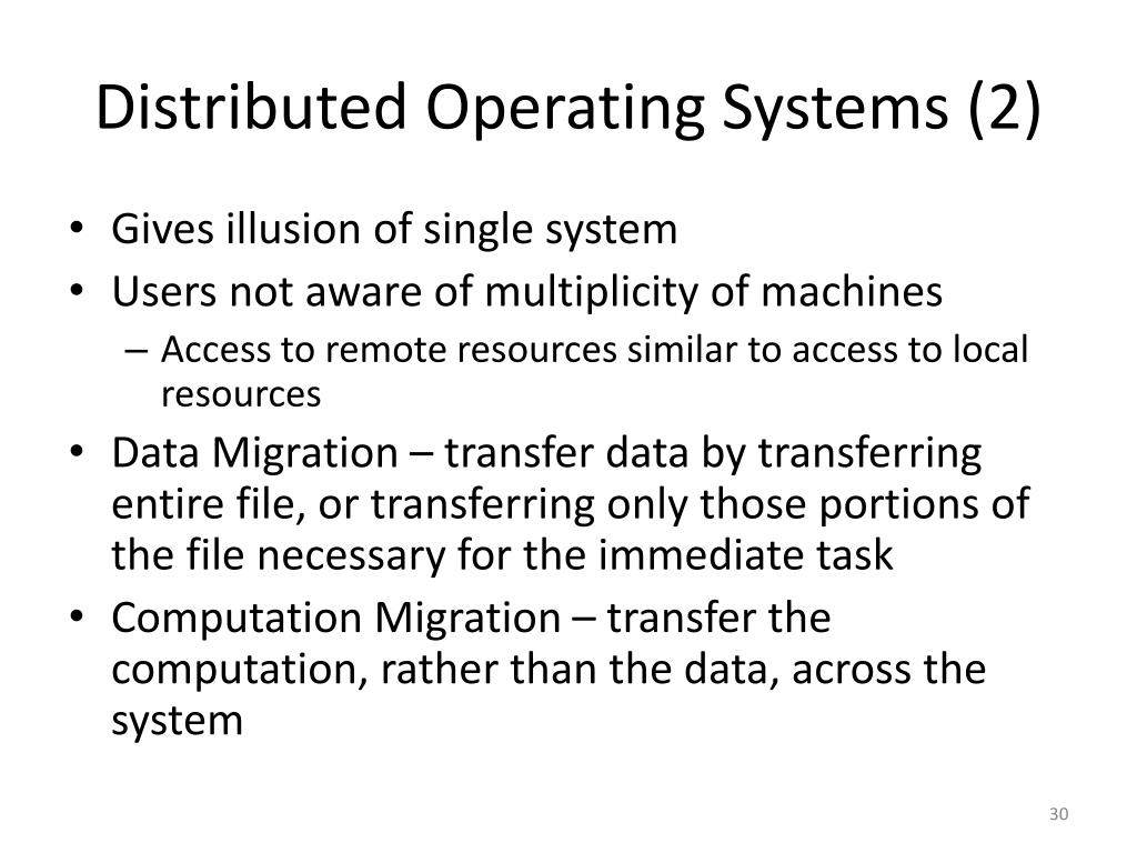 PPT Distributed (Operating) Systems Introduction PowerPoint