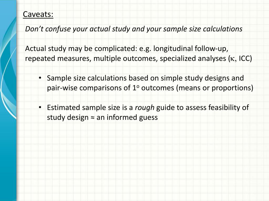 PPT Estimating Sample Size PowerPoint Presentation, free download