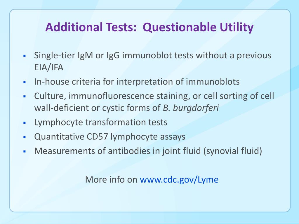 PPT Understanding Laboratory Testing for Lyme Disease PowerPoint