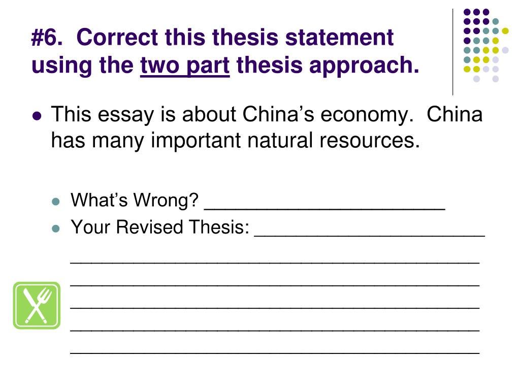PPT Thesis Statements PowerPoint Presentation, free download ID2402402