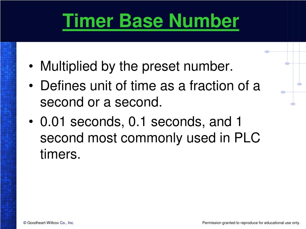 PPT PLC Timer Instructions PowerPoint Presentation, free download ID2402751