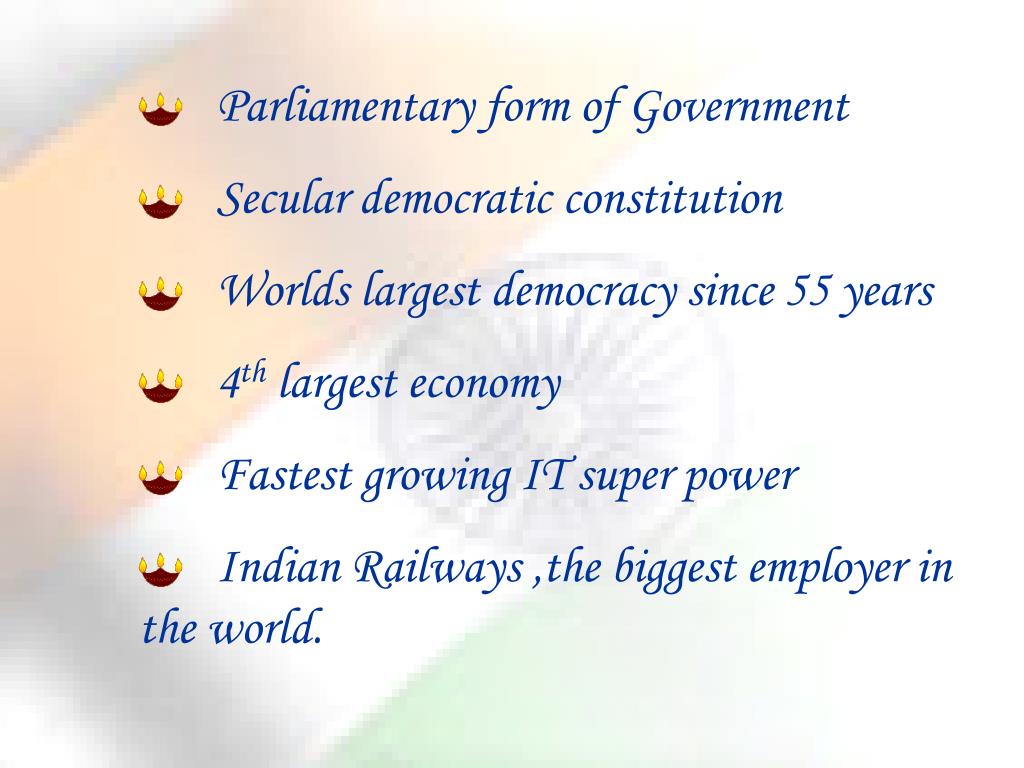 PPT The saffron stands for courage, sacrifice and the spirit of renunciation. PowerPoint