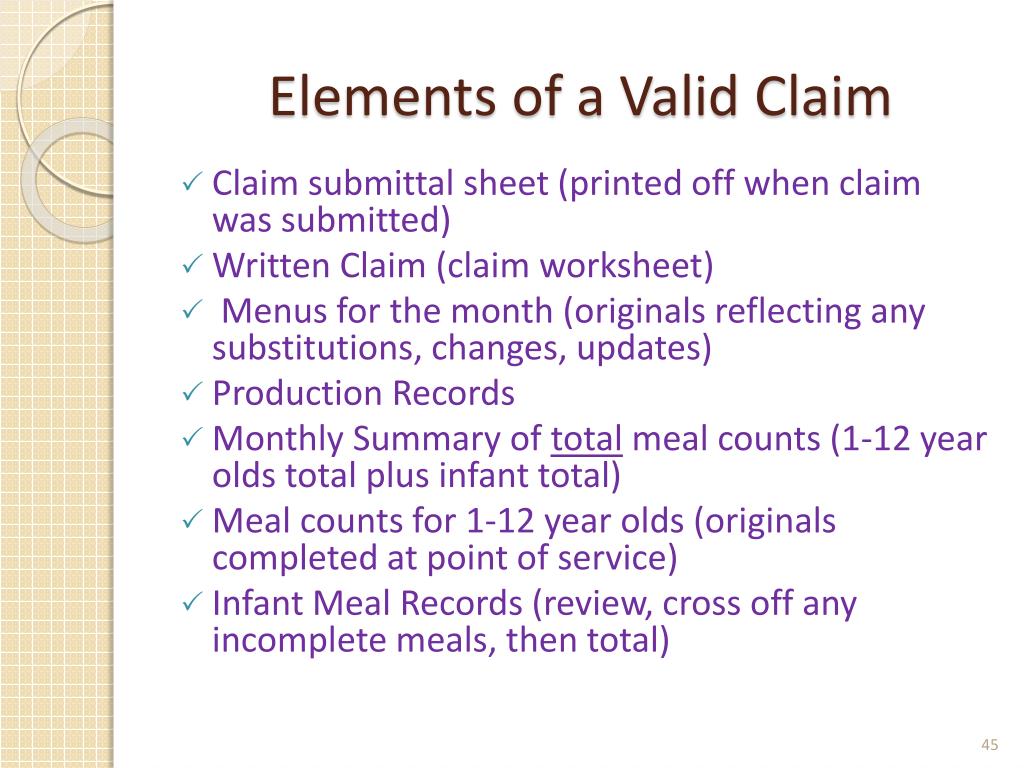 PPT Reviewing a Valid Claim PowerPoint Presentation, free download