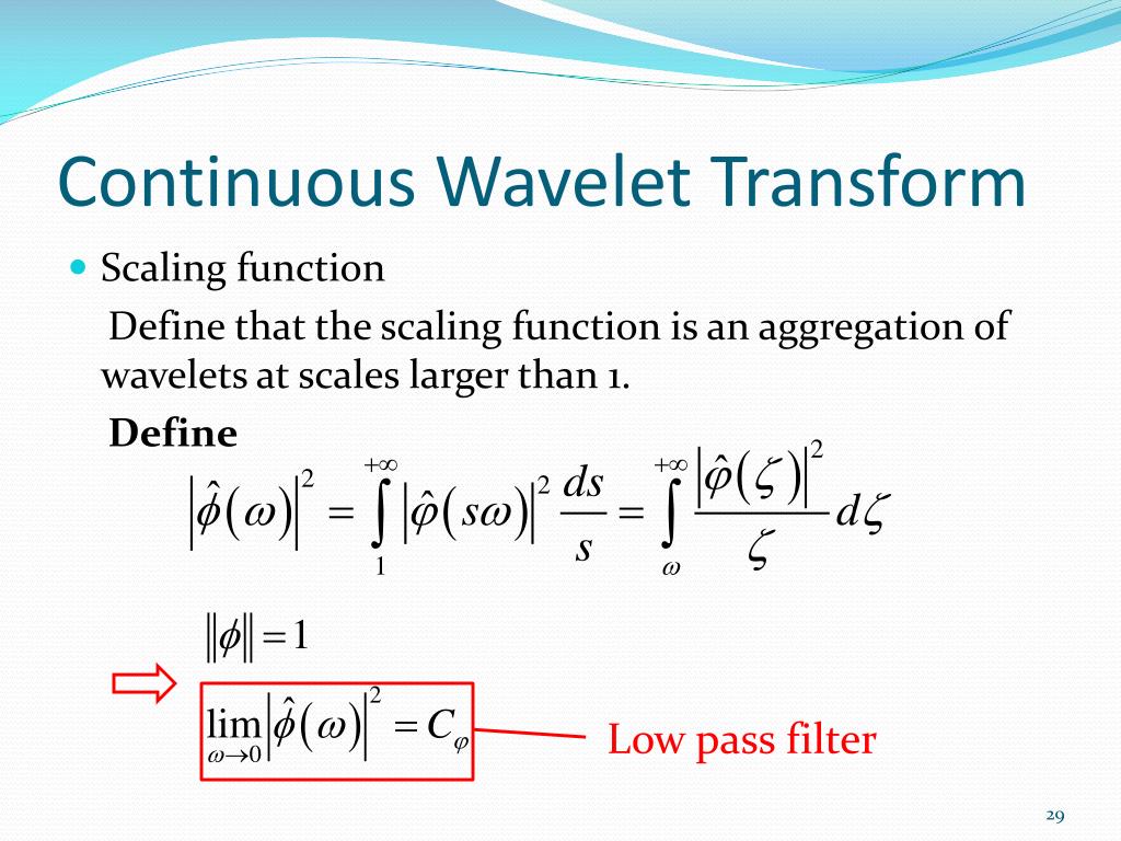 PPT An introduction to Wavelet Transform PowerPoint Presentation