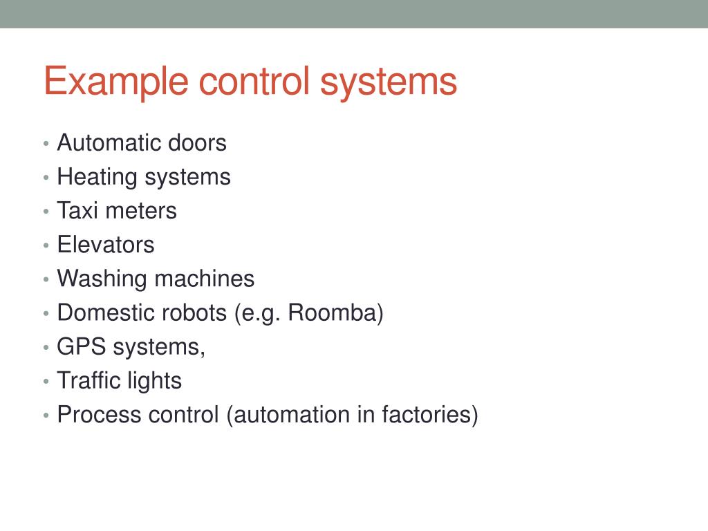 PPT Control Systems PowerPoint Presentation, free download ID2405337