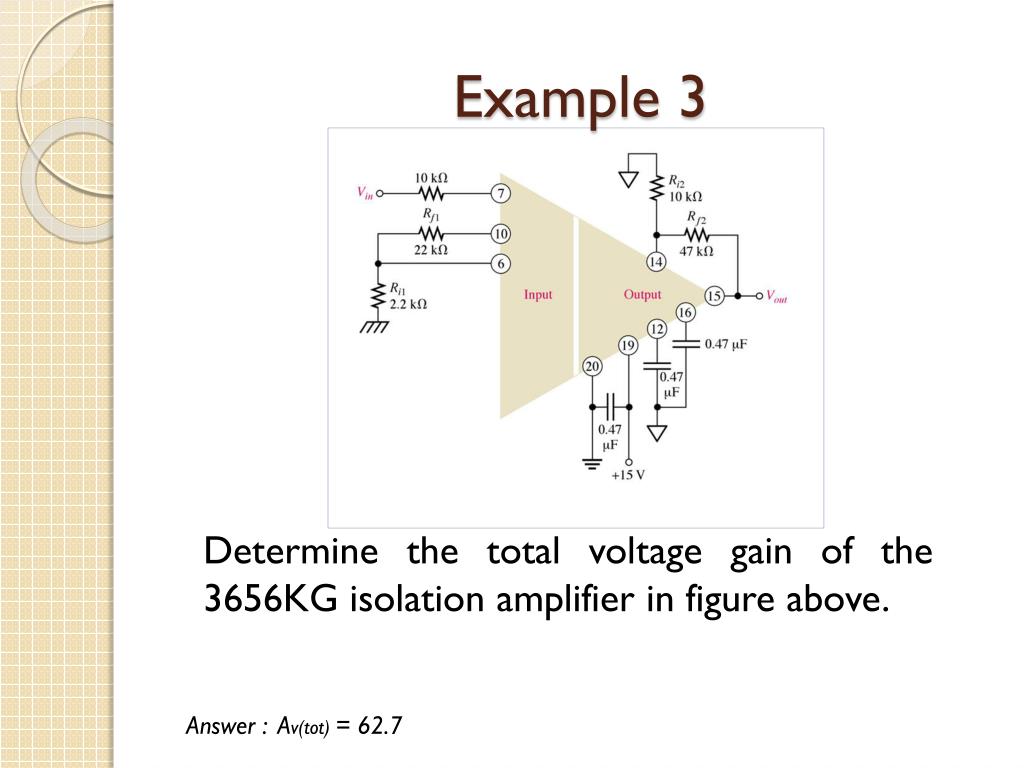 PPT CHAPTER 3 SPECIAL PURPOSE OPAMP CIRCUITS PowerPoint