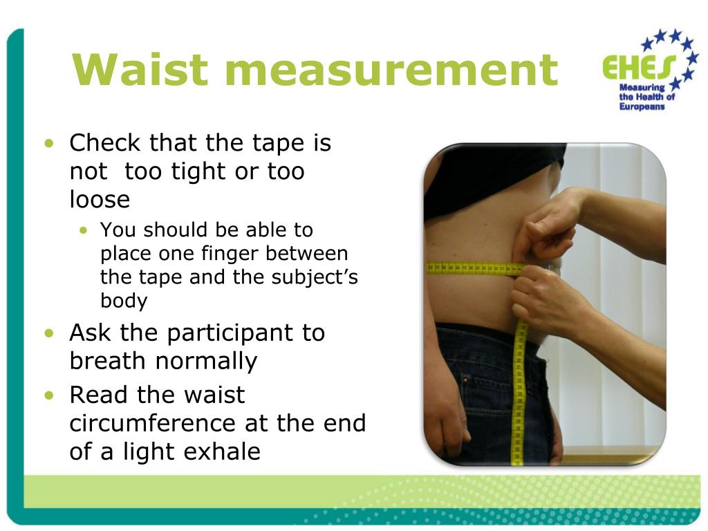 PPT Measuring waist circumference EHES Training Material PowerPoint Presentation ID2406382