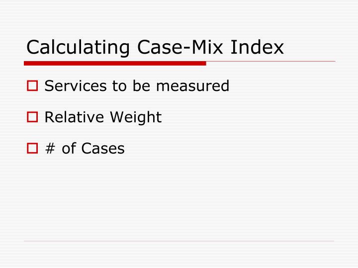 PPT Case Mix Management PowerPoint Presentation ID2407637