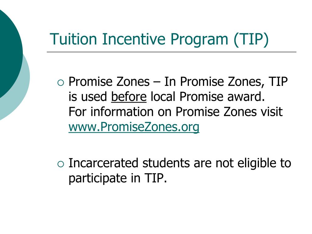 PPT Tuition Incentive Program What high school counselors and