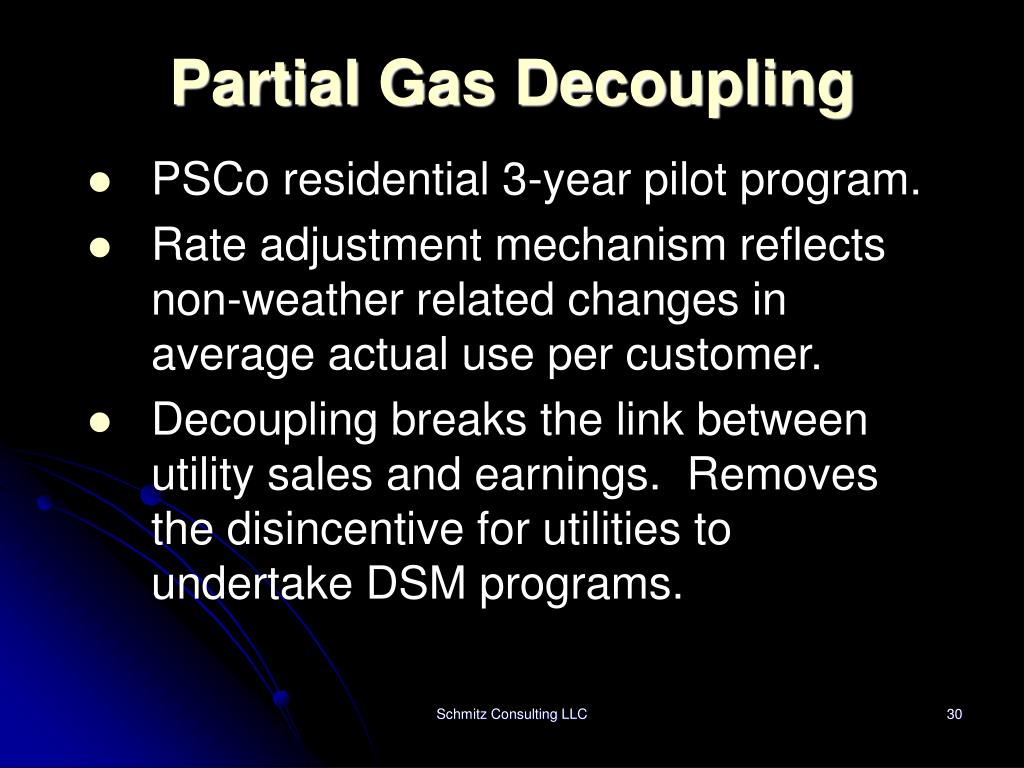 PPT History of Colorado Energy Industry Regulatory Incentives