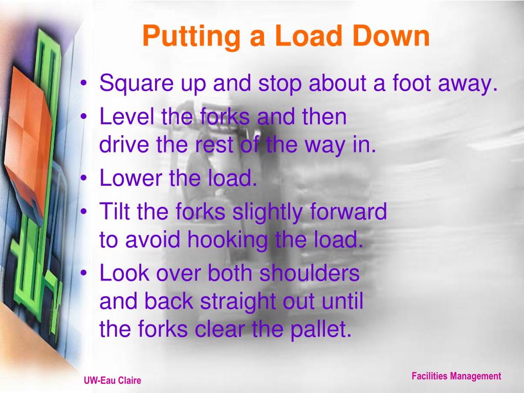 PPT Fork Lift Operation PowerPoint Presentation, free download ID