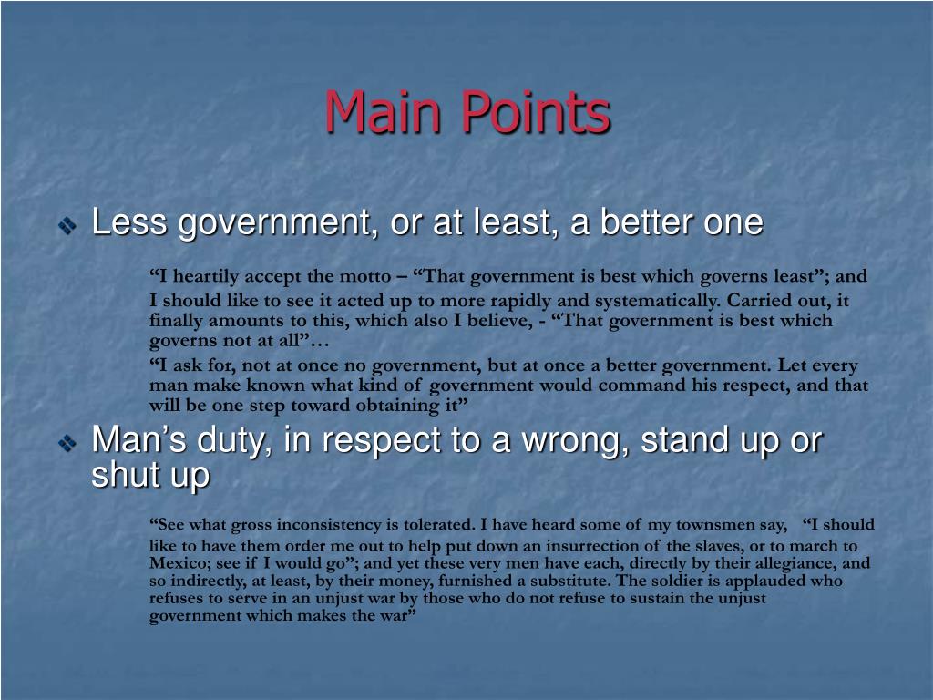PPT Henry David Thoreau (18171862) CIVIL DISOBEDIENCE PowerPoint