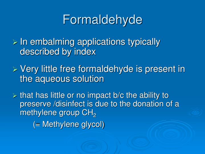 PPT EMBALMING CHEMICALS & Products PowerPoint Presentation ID2411153