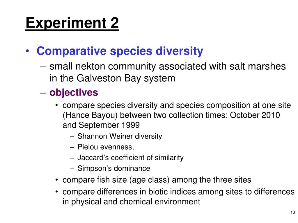 PPT Species diversity PowerPoint Presentation ID2414544