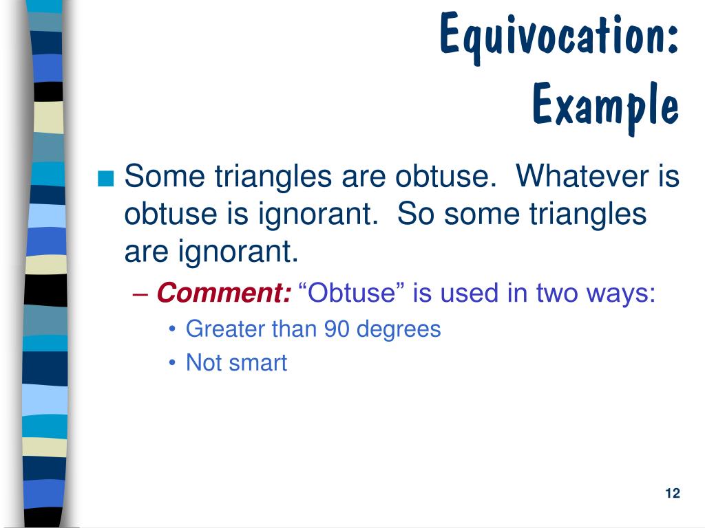 PPT Fallacies of Presumption, Ambiguity, and Grammatical Analogy