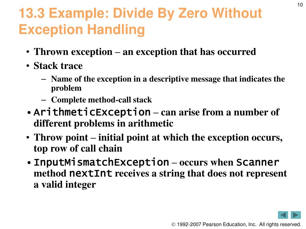 PPT Exception Handling PowerPoint Presentation, free download ID