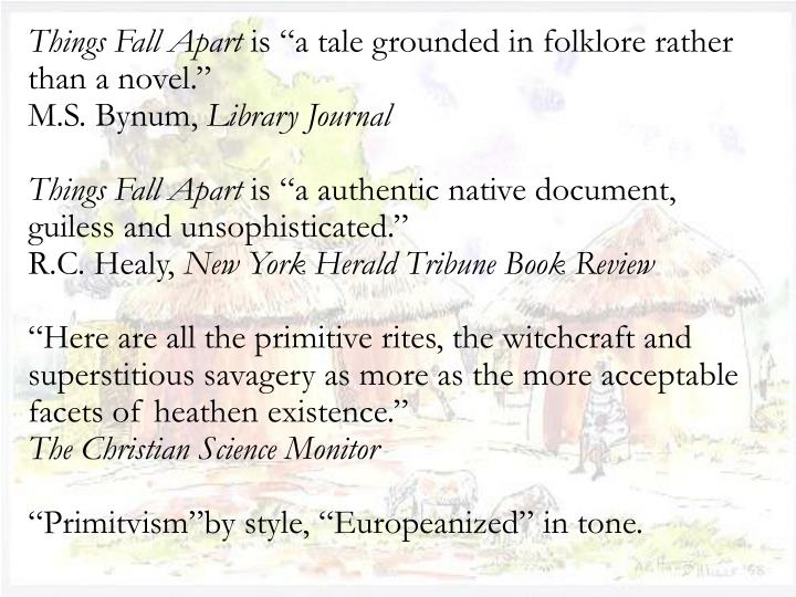 PPT Introductions to World Literature Chinua Achebe’s Things Fall Apart PowerPoint