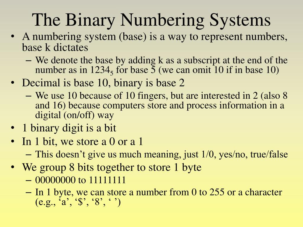 PPT The Binary Numbering Systems PowerPoint Presentation, free
