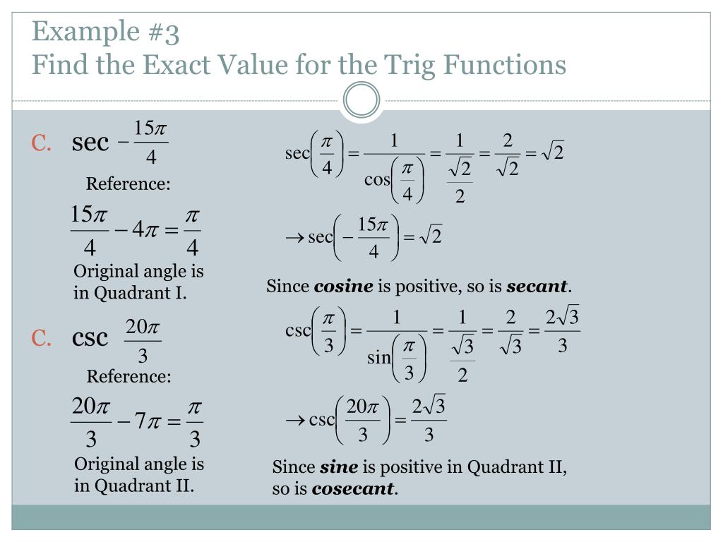 PPT 6.4 Trigonometric Functions PowerPoint Presentation, free