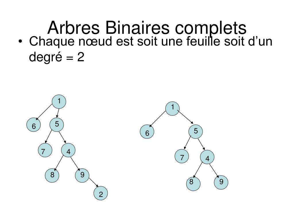 PPT Chapitre VI.2 Arbres binaires PowerPoint Presentation ID2419936