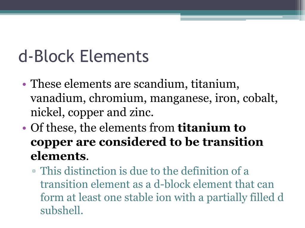 PPT Transition Metals PowerPoint Presentation, free download ID2422197