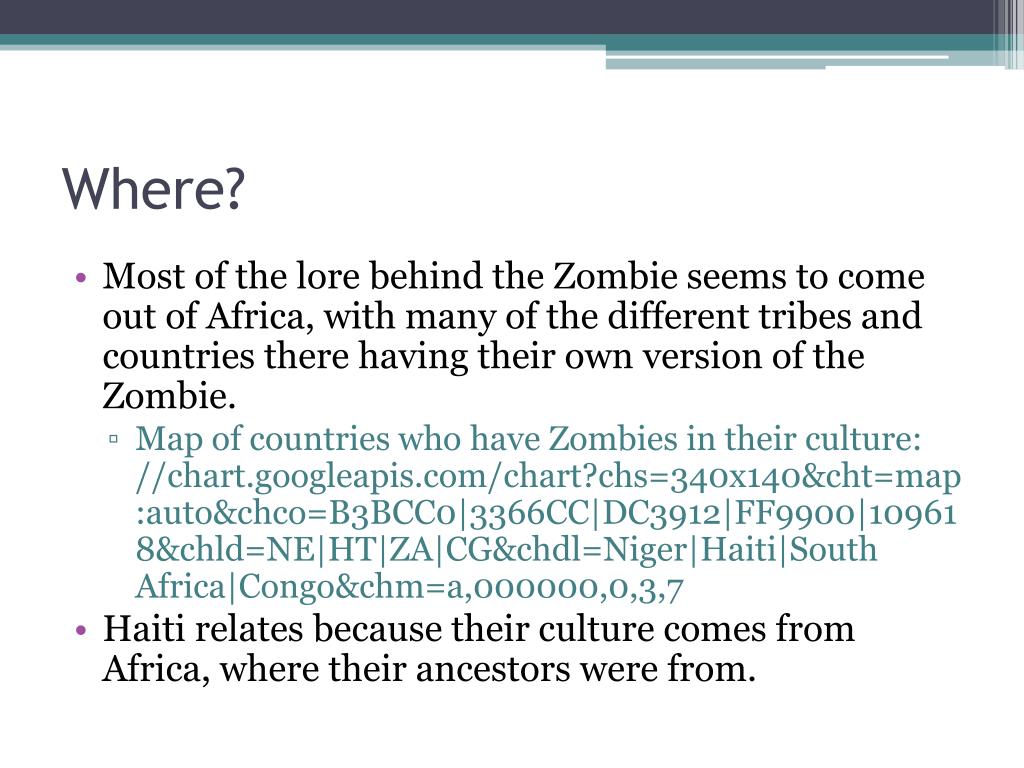 PPT The History of Zombies PowerPoint Presentation, free download