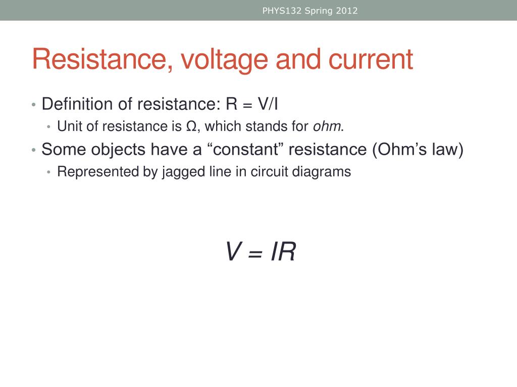 PPT Predicting CURRENT and Voltage PowerPoint Presentation, free