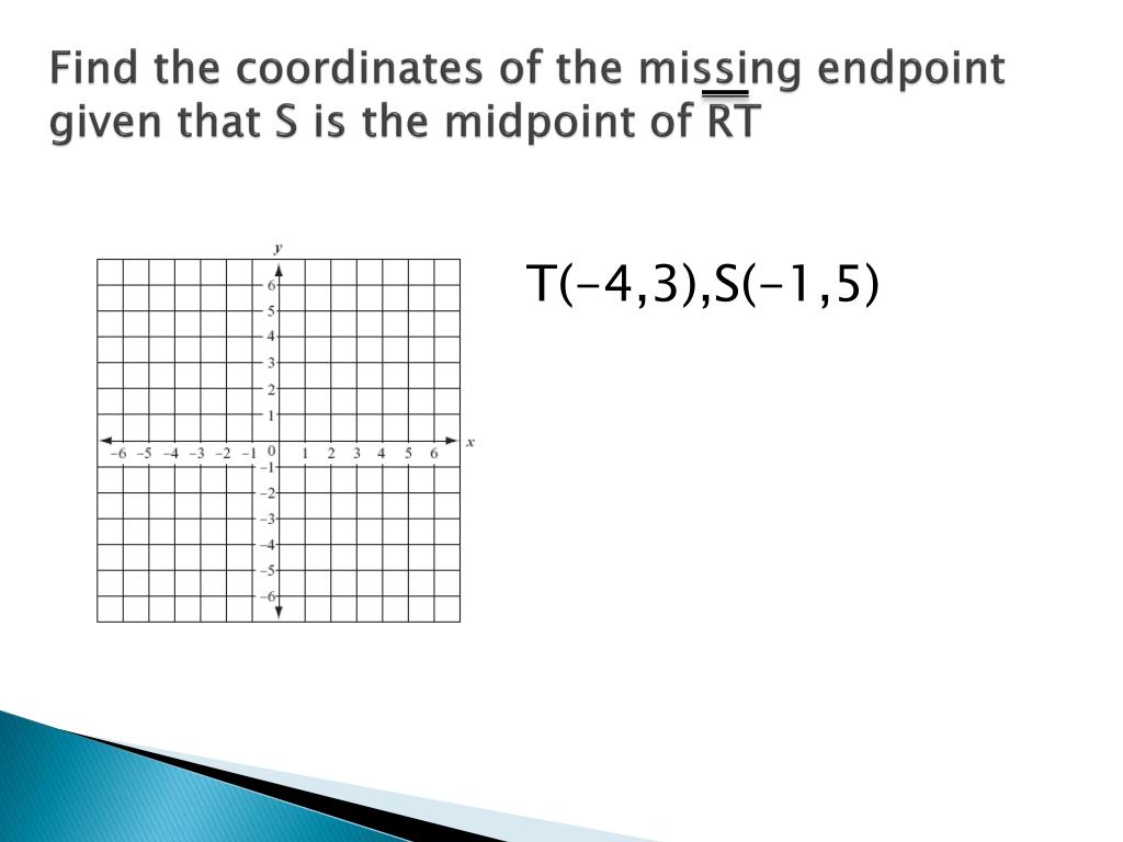 PPT Distance and Midpoint on the coordinate plane PowerPoint