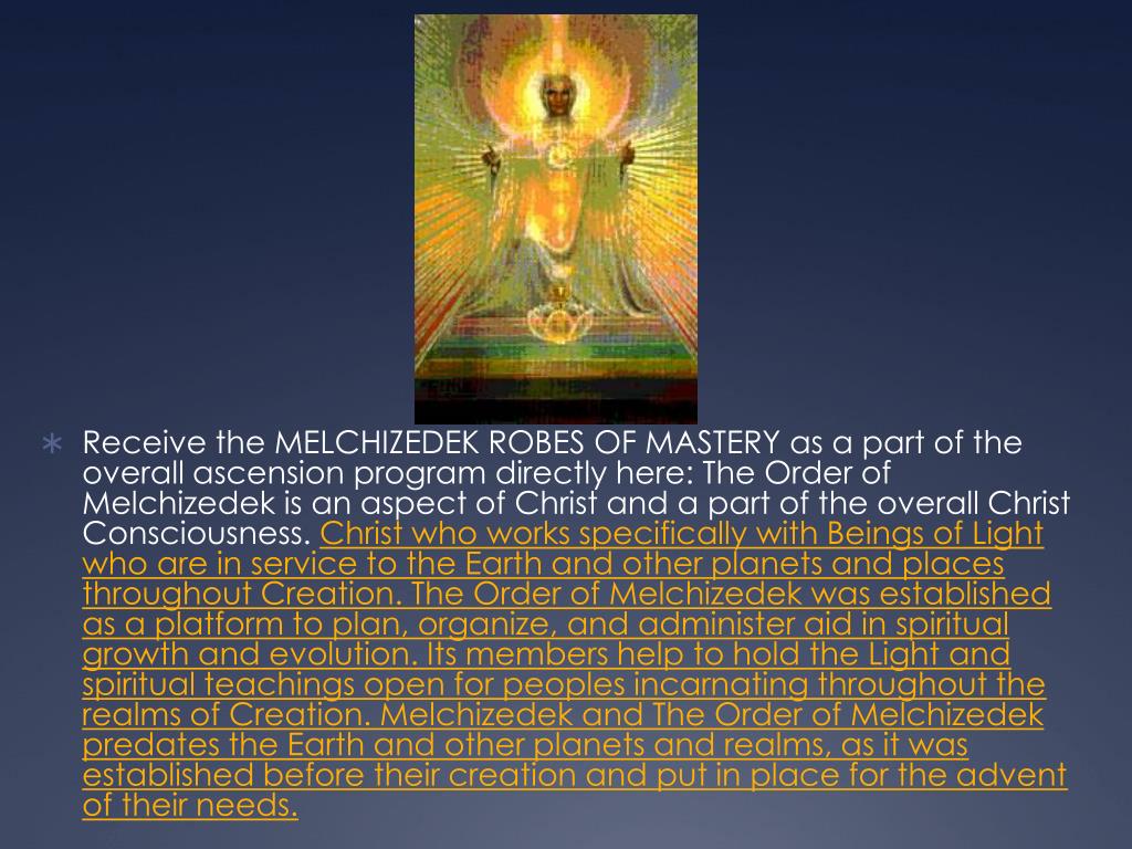 PPT The Order of Melchizedek PowerPoint Presentation, free download