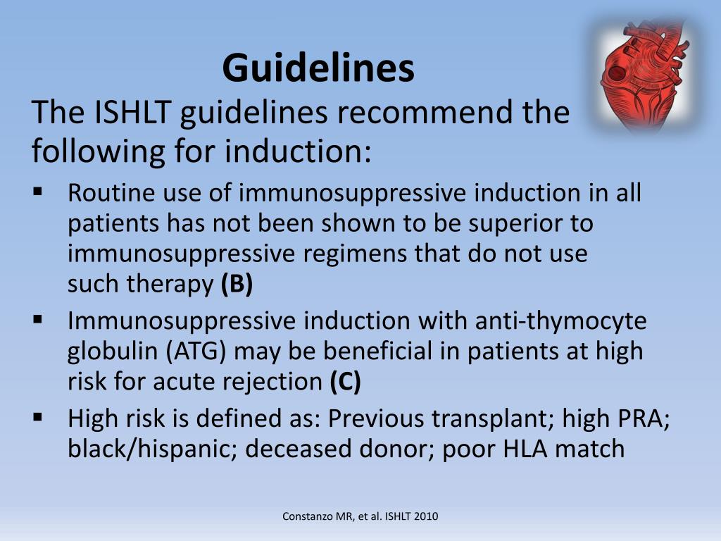 PPT Heart Transplant Induction Therapy PowerPoint Presentation, free
