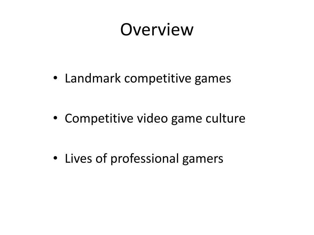 PPT Competitive Video Gaming PowerPoint Presentation, free download ID2431468