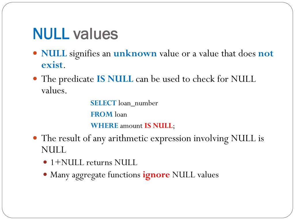 PPT Chapter 3 Basic SQL PowerPoint Presentation, free download ID2434419