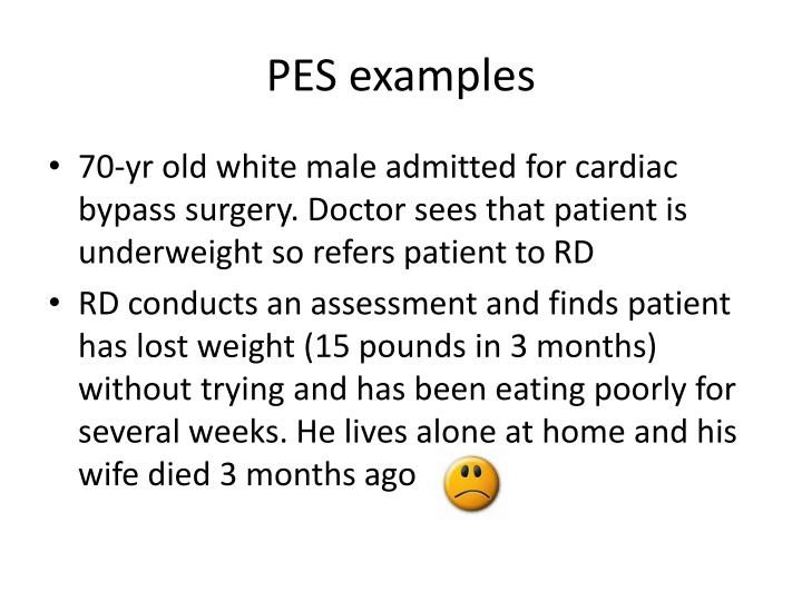 Examples of PES Statement dm&a