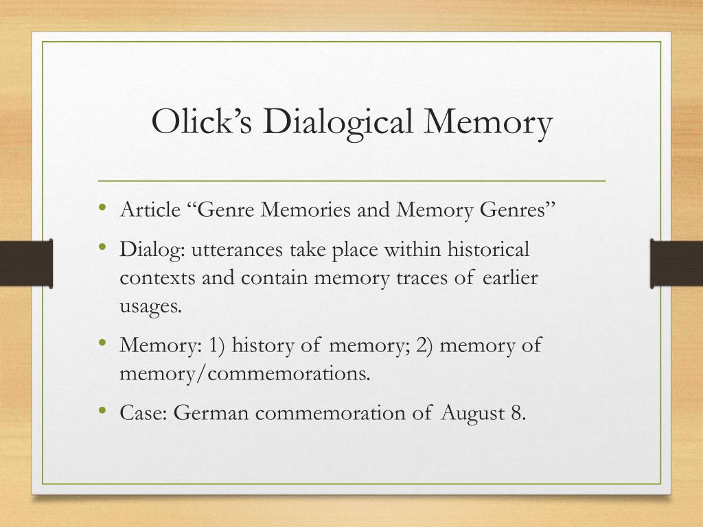 PPT Social Theory Collective Memory PowerPoint Presentation, free