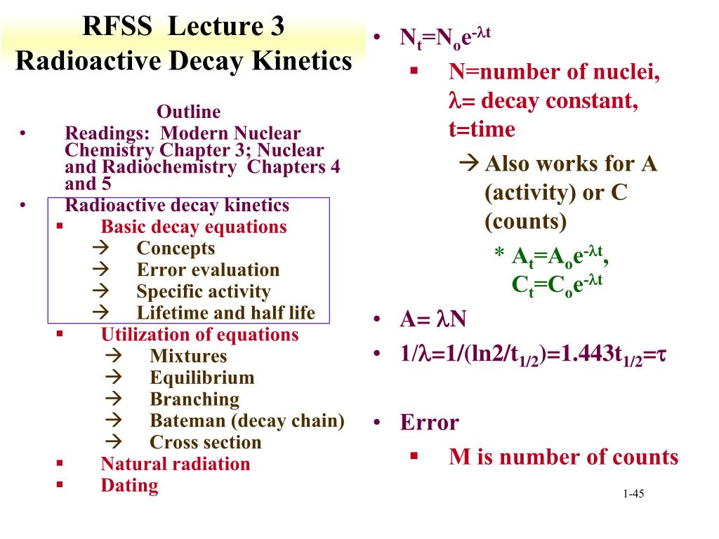 PPT Meeting 1 Introduction, Nuclear Properties, Decay