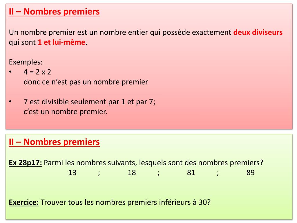 PPT Chap1 Arithmétique et fractions PowerPoint Presentation, free download ID2435224