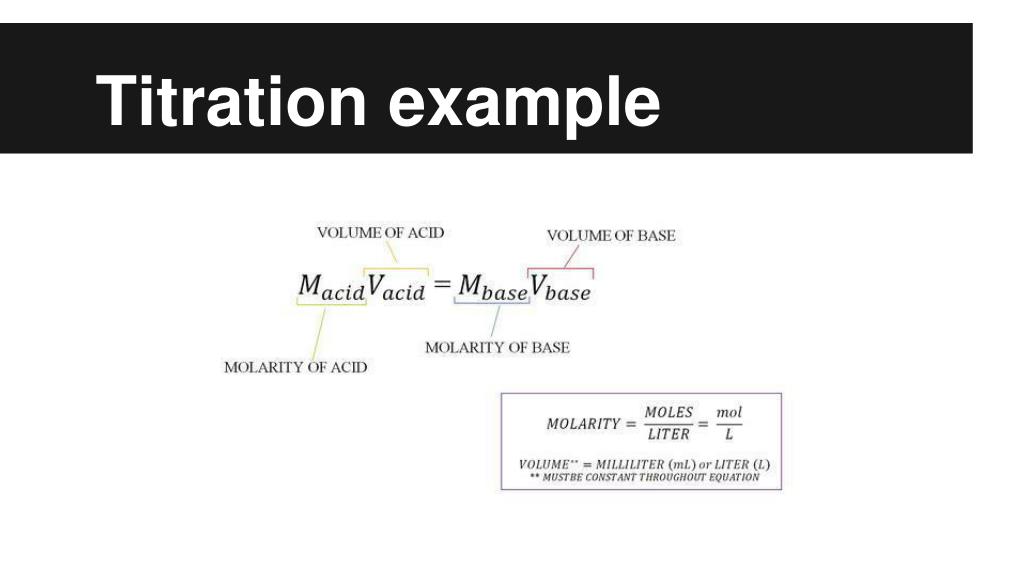 PPT Titrations PowerPoint Presentation, free download ID2436897